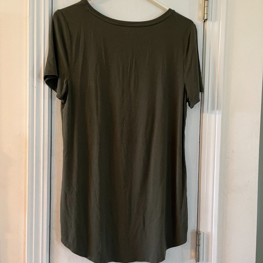 Olive Amazon Essentials Tunic - Picture 2 of 2
